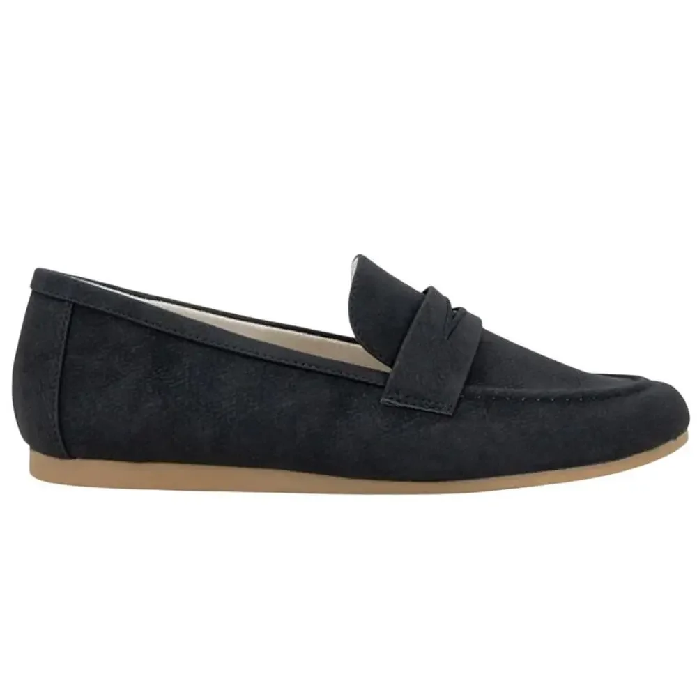 Kensie‎ Women's Yelena Canvas Loafers Black Size 8.5